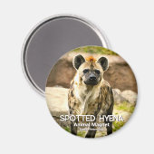 Gepunktete Hyena グ ネ Magnet (Vorderseite/Rückseite)