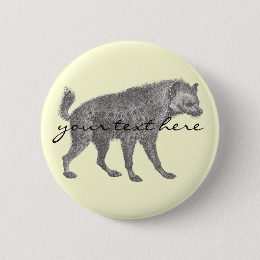 Gepunktete Hyena Button (Vorderseite)