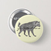 Gepunktete Hyena Button (Vorne & Hinten)