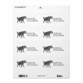 Gepunktete Hyena-Versandkennzeichen (Vorne)
