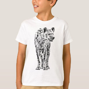 Gepunktete Hyena Wildlife für Hyena Fans T-Shirt