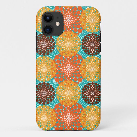 Gepunktete Kreise Case-Mate iPhone Hülle (Rückseite)