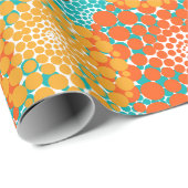 Gepunktete Kreise Geschenkpapier (Rolleneckpunkt)