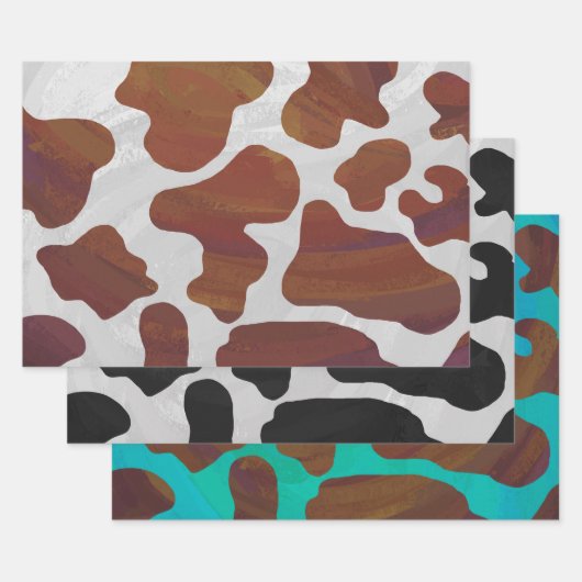 Gepunktete Kuh Geschenkpapier Set (Set)