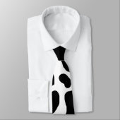 Gepunktete Kuhausdruck, Kuhmuster, Tierhaar Krawatte (Gebunden)