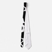 Gepunktete Kuhausdruck, Kuhmuster, Tierhaar Krawatte (Rückseite)