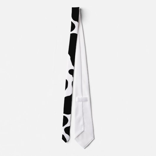 Gepunktete Kuhausdruck, Kuhmuster, Tierhaar Krawatte (Rückseite)