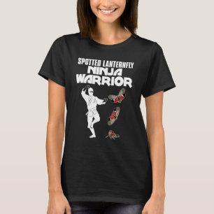 Gepunktete Langenfliege Ninja Warrior Insekten Des T-Shirt
