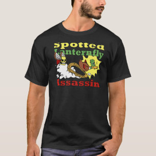 Gepunktete Lanternfly Assassin Ente verängstigt Ru T-Shirt