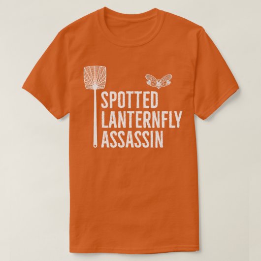 Gepunktete Lanternfly-Kontrolle Assassin T-Shirt (Design vorne)