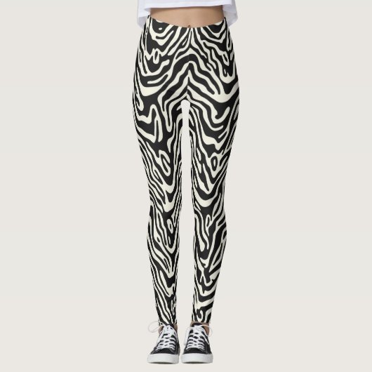 gepunktete Leggings (Vorderseite)