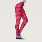 Gepunktete Leggings in Rosa Orange (Rechts)