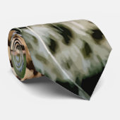 Gepunktete Leopard-Krawatte Krawatte (Gerollt)