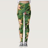 Gepunktete Leopard-Lilie Leggings (Vorderseite)