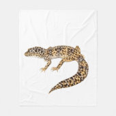Gepunktete Leopardgecko-Fleece-Decke Fleecedecke (Vorderseite)