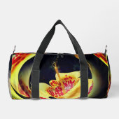 Gepunktete Liege Abstrakte Kunst Personalisiert Duffle Bag (Rückseite)