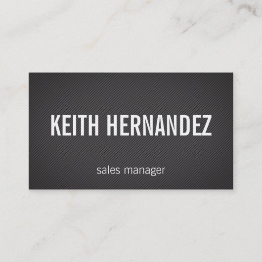 gepunktete / Linien (schwarz) Visitenkarte (Vorderseite)