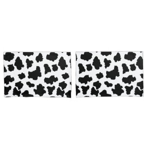 Gepunktete MOO-Kuh-Holländer-Holstein-Tier-Stelle Kissenbezug