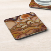 Gepunktete Onyx Getränkeuntersetzer (Linke Seite)