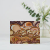 Gepunktete Onyx Postkarte (Stehend Vorderseite)
