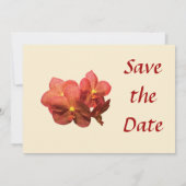 Gepunktete Orchiale Save the Date (Rückseite)