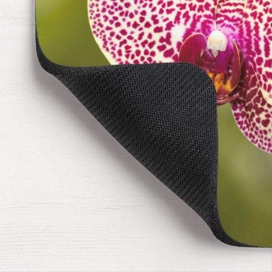 Gepunktete Orchidee Mousepad (Ecke)