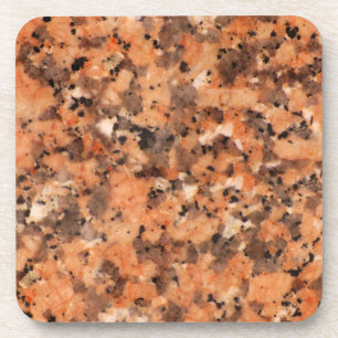 Gepunktete Rock Textur Lebhaftes Muster Orange Bla Untersetzer
