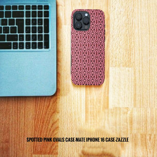 Gepunktete rosa Ovale  iPhone 16 Pro Max Hülle