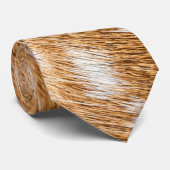 Gepunktete Rotwildpelzbeschaffenheit Krawatte (Gerollt)