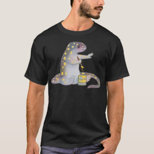 Gepunktete Salamander-Malerei T-Shirt
