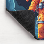 Gepunktete Spaceman-Maus-Pad Mousepad (Ecke)