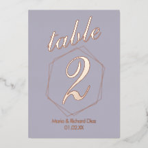 gepunktete Tischnummer an der Grenze