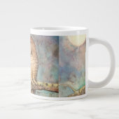 Gepunktete Vogelwelt Jumbo-Tasse (Rechts)