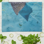 Gepunkteter Adler Stingray - Ozean Geschirrtuch (Gefaltet)