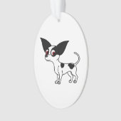 Gepunkteter Chihuahua Ornament (Vorderseite)