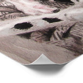 Gepunkteter Dalmatiner und Portrait Poster (Ecke)