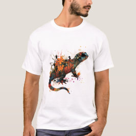 Gepunkteter Feuersalamander. T-Shirt