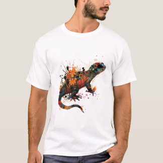Gepunkteter Feuersalamander. T-Shirt