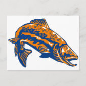 gepunkteter Fisch Postkarte (Vorderseite)