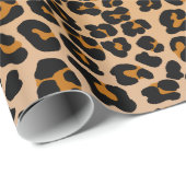 Gepunkteter Gepardabdruck Geschenkpapier (Rolleneckpunkt)