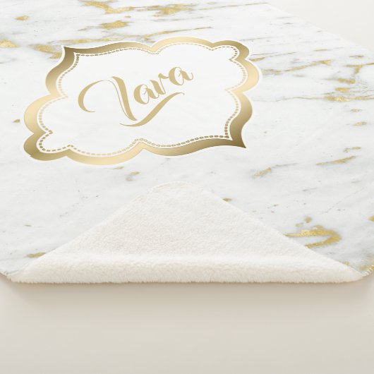 Gepunkteter Glitzer Sherpadecke (3/4)