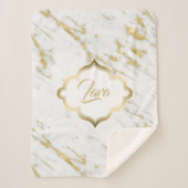 Gepunkteter Glitzer Sherpadecke (Vorderseite)