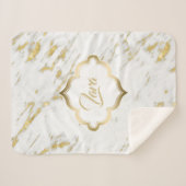 Gepunkteter Glitzer Sherpadecke (Vorderseite (Horizontal))