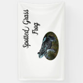 Gepunkteter Grasfrosch, Banner (Vertikal)