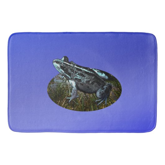 Gepunkteter Grasfrosch, Memory Foam Bathmat Badematte (Vorderseite)