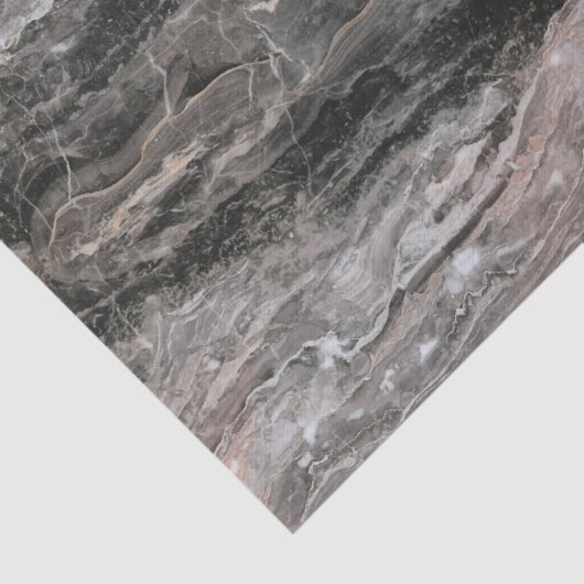 Gepunkteter grauer und schwarzer Marmor Seidenpapier (Ausschnitt)