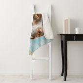 Gepunkteter Hund auf einem Auto Abenteuer Kunst Sherpadecke (Beispiel)