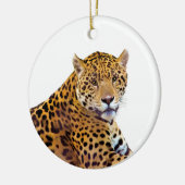 Gepunkteter Jaguar Big Cat-Liebhaber #Gift Keramikornament (Links)
