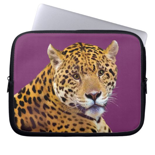 Gepunkteter Jaguar Big Cat-Liebhaber #Gift Laptopschutzhülle (Vorderseite)