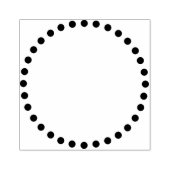 gepunkteter Kreis Gummistempel (Prägung)